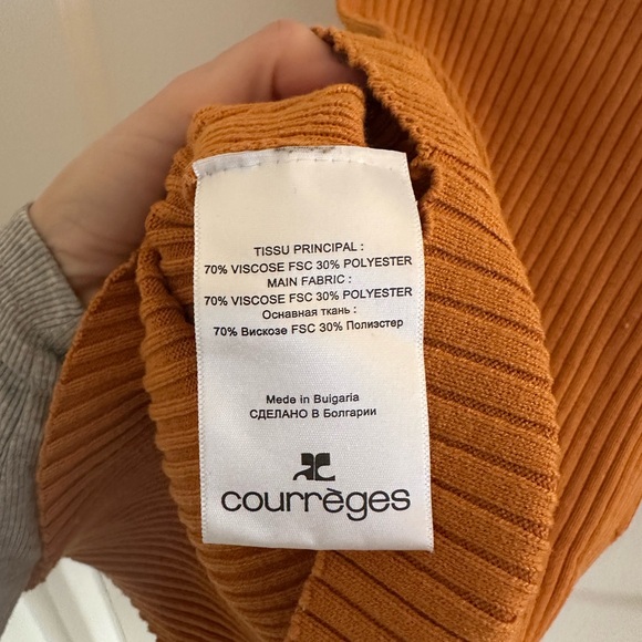 Burnt Orange Ribbed Tank Top - Picture 7 of 7